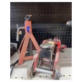 Hydraulic Jack - no handle & 2-Ton Jack Stand