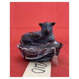 LG Wright Purple Slag Lamb on Nest