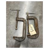 2 - 6" C Clamps