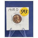 1958-D Uncirculated Penny