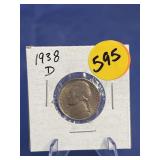 1938-D Uncirculated Jefferson Nickel