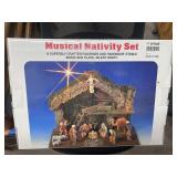 Musical Nativity Set in box