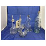 5 - Assorted Cruets & Decanters