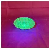 Wannon Diamond Pattern Vaseline Ash Tray