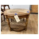 End Table 27" Dia x 21"H - AS IS