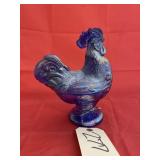 Westmoreland Cobalt Carnival Glass Rooster