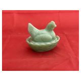 Small Jadeite Hen on Nest