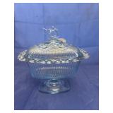Glass Candy Dish w/Lid