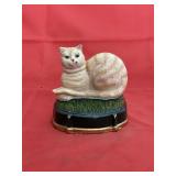 Painted Cast Iron Cat Door Stop