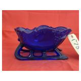 Westmoreland Cobalt Blue Sleigh Bowl