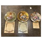Carol Austin & 2 Bradford Exchange Plates