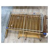 Wood Baby Bed w/Springs 30" x 50"