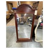 Wood Framed Mirror 27"x54" - AS IS