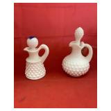 Avon Hobnail Decanter & Vintage Glass Decanter
