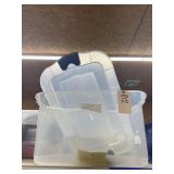 Plastic Bin w/Lid