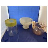 Milk Glass Oil Lamp Shade - Pyrex Canister