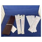 1935-45 Set of Brick Projection Scale Rulers