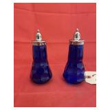 Pair Cobalt Blue Salt/Peppers