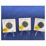 1944-P-D-S War Nickels