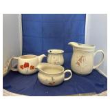 Teapots - Gray Boat - Water Pitcher - Planter