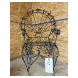 Wrought Iron Small Chair