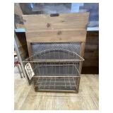 Magnolia Home Wood/Metal Wall Rack