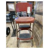 Vintage Metal Costco Step Stool/Chair