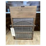 Magnolia Home Wood/Metal Wall Rack