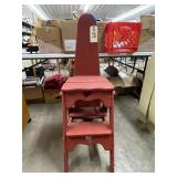Vintage Wooden Step Stool Ironing Board