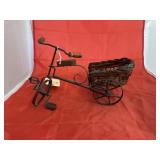 Metal/Wicker Bicycle Dï¿½cor