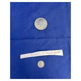 Eisenhower Dollar Coin & 1968 Dime