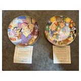 2 - Decorative Carol Lawson Plates