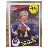 1984 TOPPS 320 PHIL SIMMS sharp card Mint