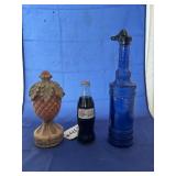 Blue Glass Bottle - Azalea Festival Cola & More