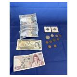 Bag of Assorted Foreign Currency