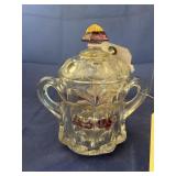 Northwood Cherry & Cable Pressed Sugar Bowl