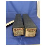 Pair of Antique Playrite, Record Music Rolls