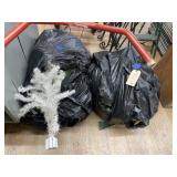 2 Bags Christmas Trees - White & Green