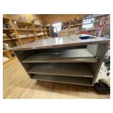 3-Shelf Stainless Steel Topped Counter