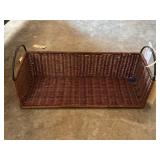 Wicker Brown Shelf - Will Hang or Set