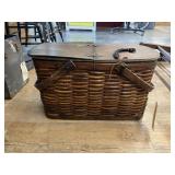 Wicker Picnic Basket - As Is