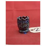 Daisy & Button Carnival Glass Toothpick Holder