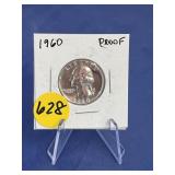 1960 Proof Washington Silver Quarter