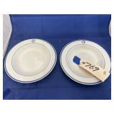 2 - US Navy China Plates