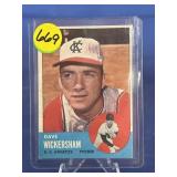 1963 Topps Baseball Dave Wickersham