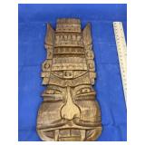 Wooden African Face Dï¿½cor