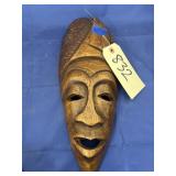 Wood African Mask Dï¿½cor