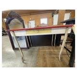 Vintage Metal 1-Drawer Table