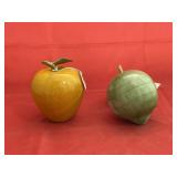 2 Pcs - Glass Fruit Shaped Art