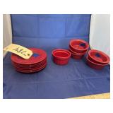 6 - Sherbets & 6 Plates